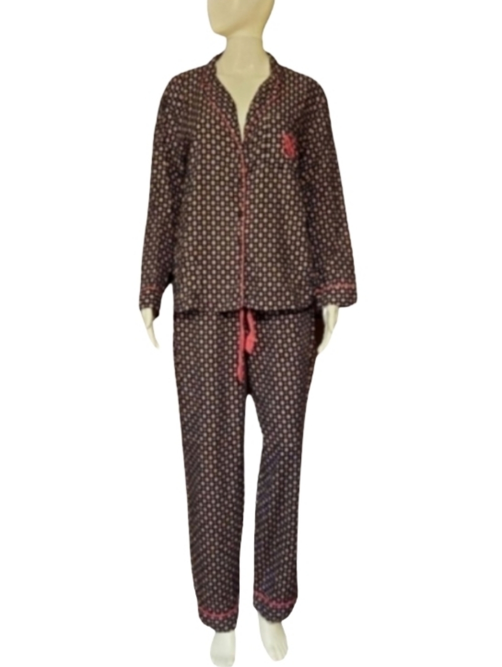 Victoria's Secret Geo Print Monogrammed Pajama Set